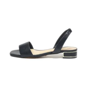 Aldo Mid-Heel Sandals Leather Black Colour For Women