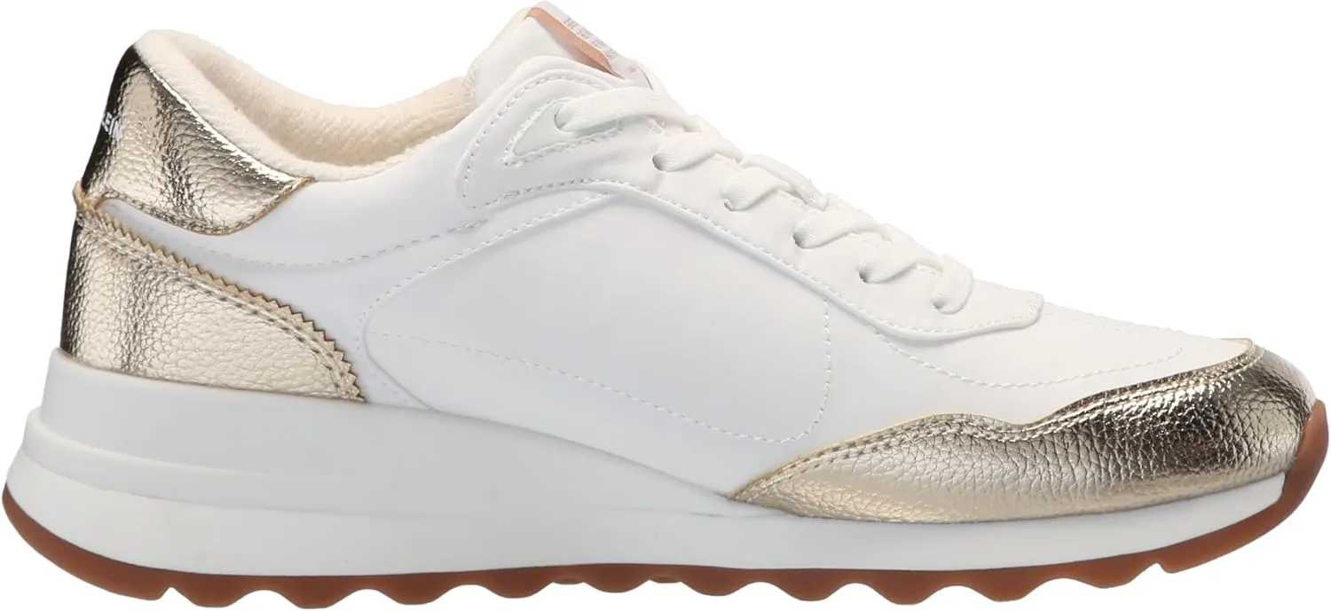 Anne Klein Womens Runner Faux Suede Lifestyle Casual and Fashion Sneakers