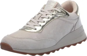 Anne Klein Womens Runner Faux Suede Lifestyle Casual and Fashion Sneakers
