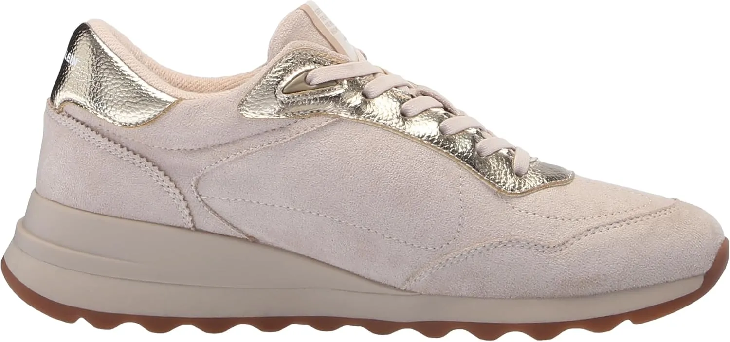 Anne Klein Womens Runner Faux Suede Lifestyle Casual and Fashion Sneakers