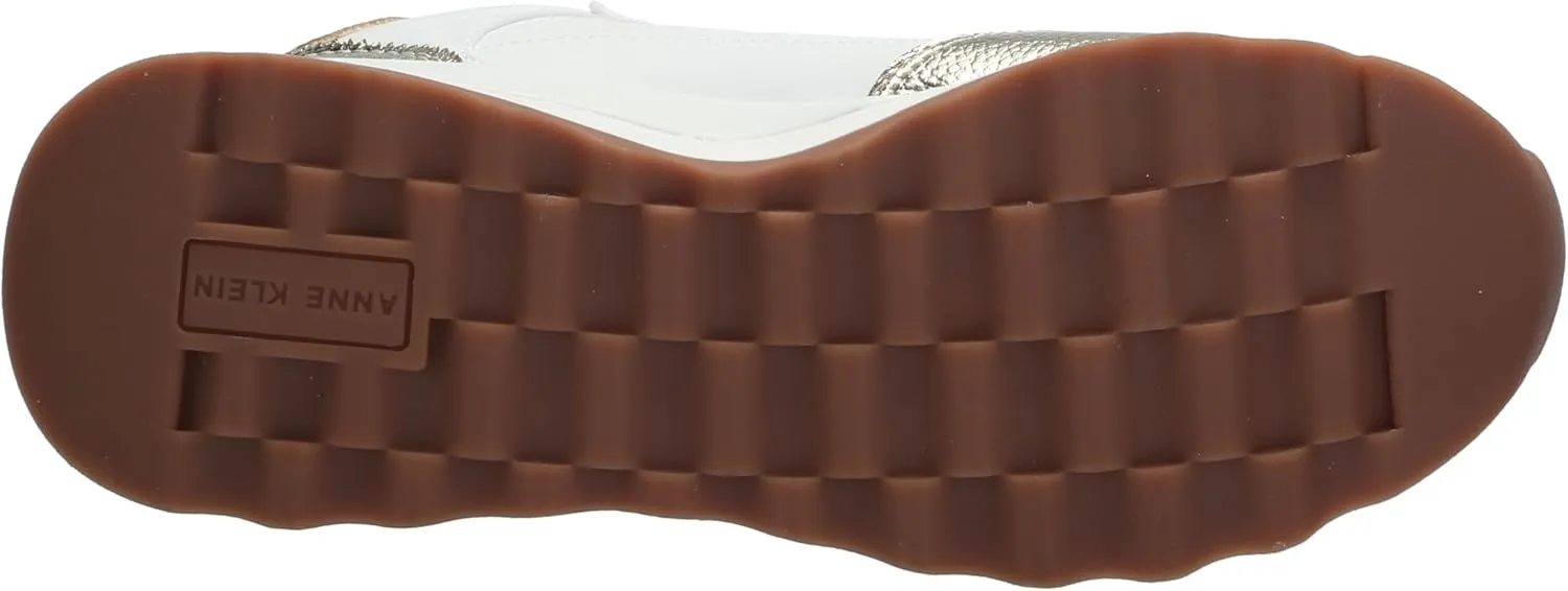 Anne Klein Womens Runner Faux Suede Lifestyle Casual and Fashion Sneakers