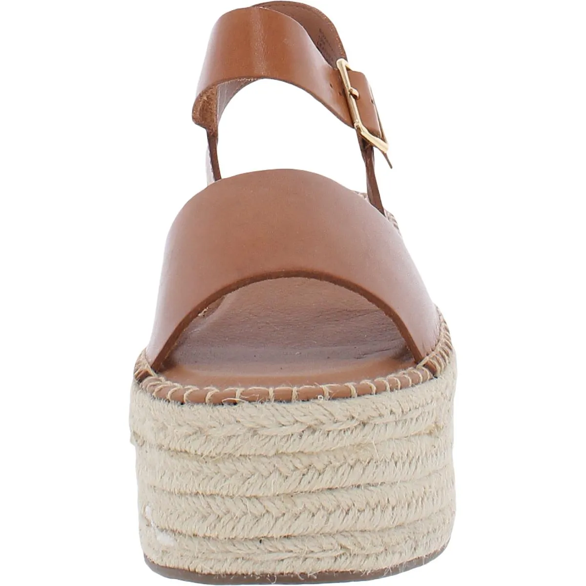 Aqua Womens Rowan Leather Espadrilles