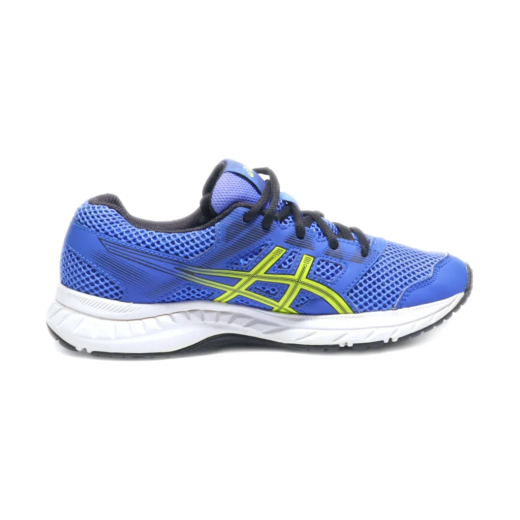 Asics Contend 5 Sport Shoes Leather Blue Colour For Women