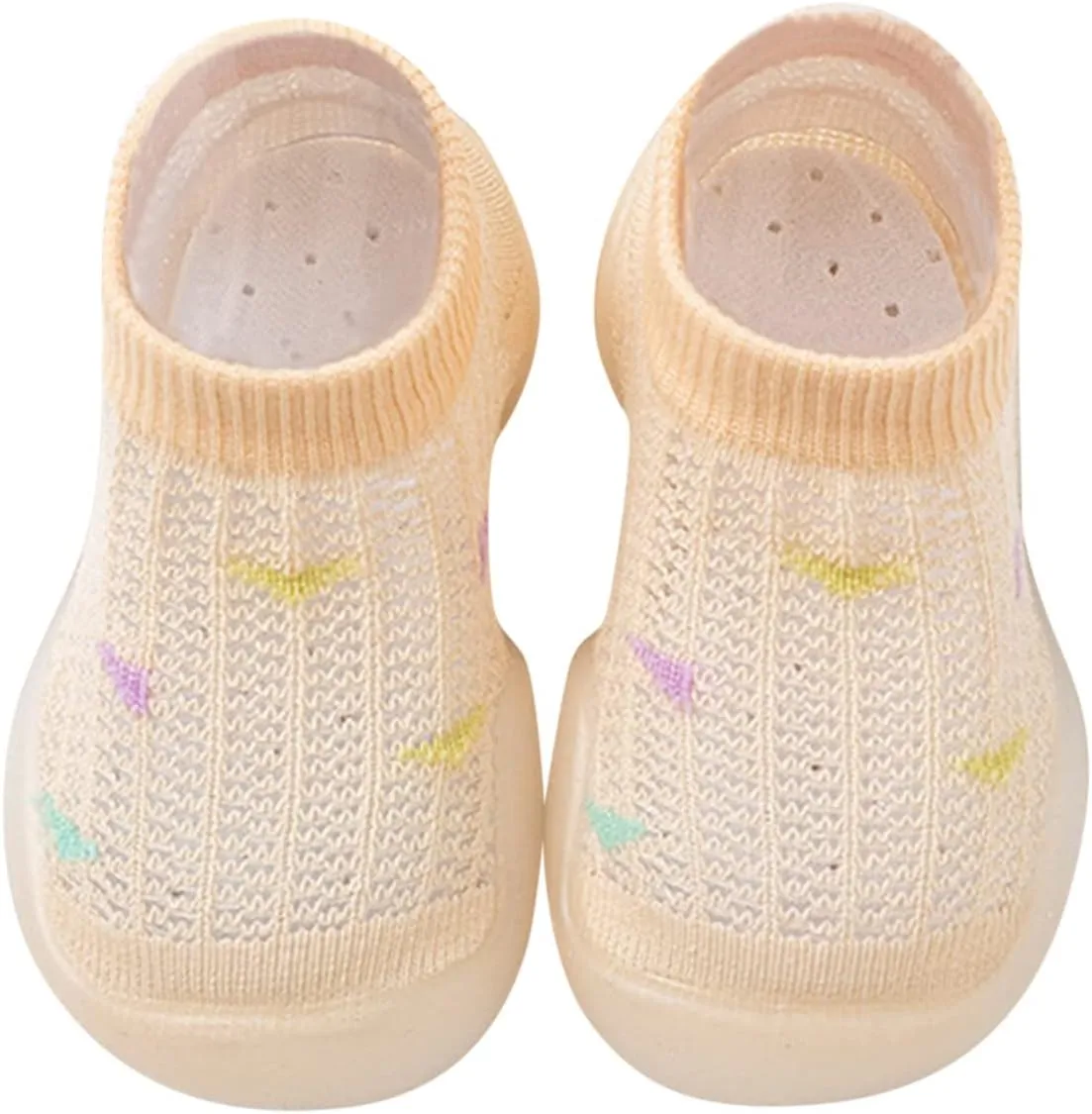 Baby Boy Shoes Infant Boys Girls Socks Shoes Toddler Breathable Mesh The Floor Socks Non Slip Prewalker Shoes Gift B