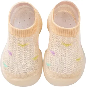 Baby Boy Shoes Infant Boys Girls Socks Shoes Toddler Breathable Mesh The Floor Socks Non Slip Prewalker Shoes Gift B