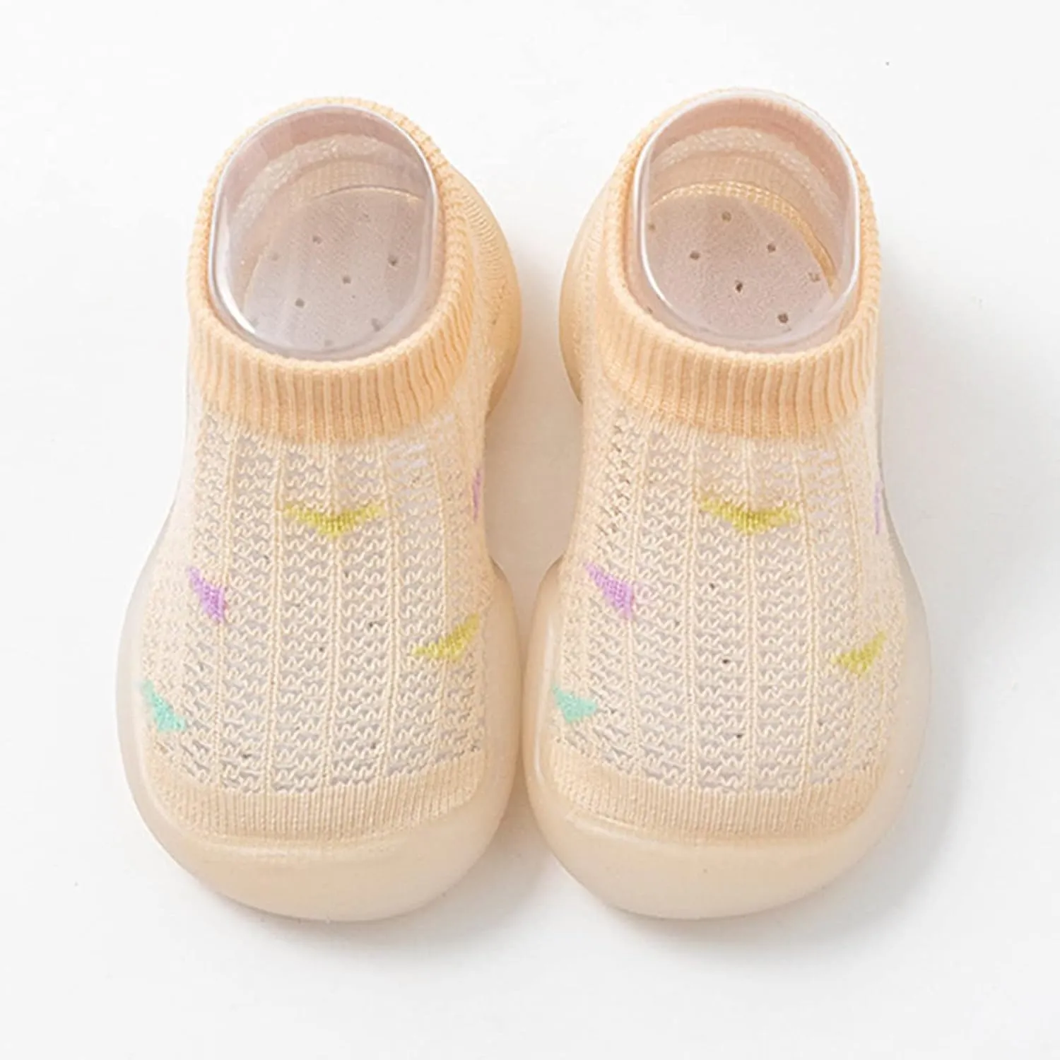 Baby Boy Shoes Infant Boys Girls Socks Shoes Toddler Breathable Mesh The Floor Socks Non Slip Prewalker Shoes Gift B