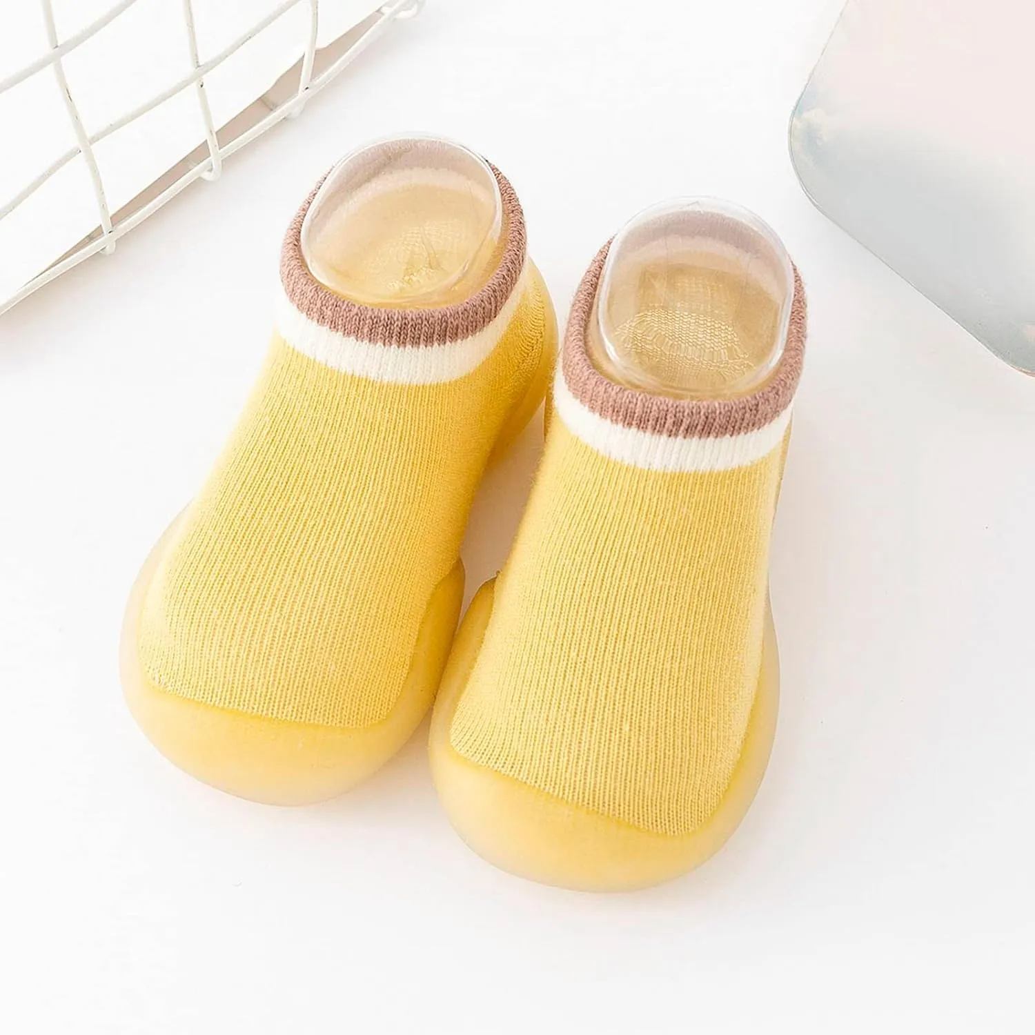 Baby Girl Shoes Autumn Children Toddler Shoes Boys and Girls Floor Sports Socks Shoes Solid Color Light and Cute B