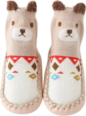 Baby Girl Shoes Cute Children Toddler Shoes Autumn Winter Boys and Girls Floor Socks Shoes Flat Bottom Non Slip Cute