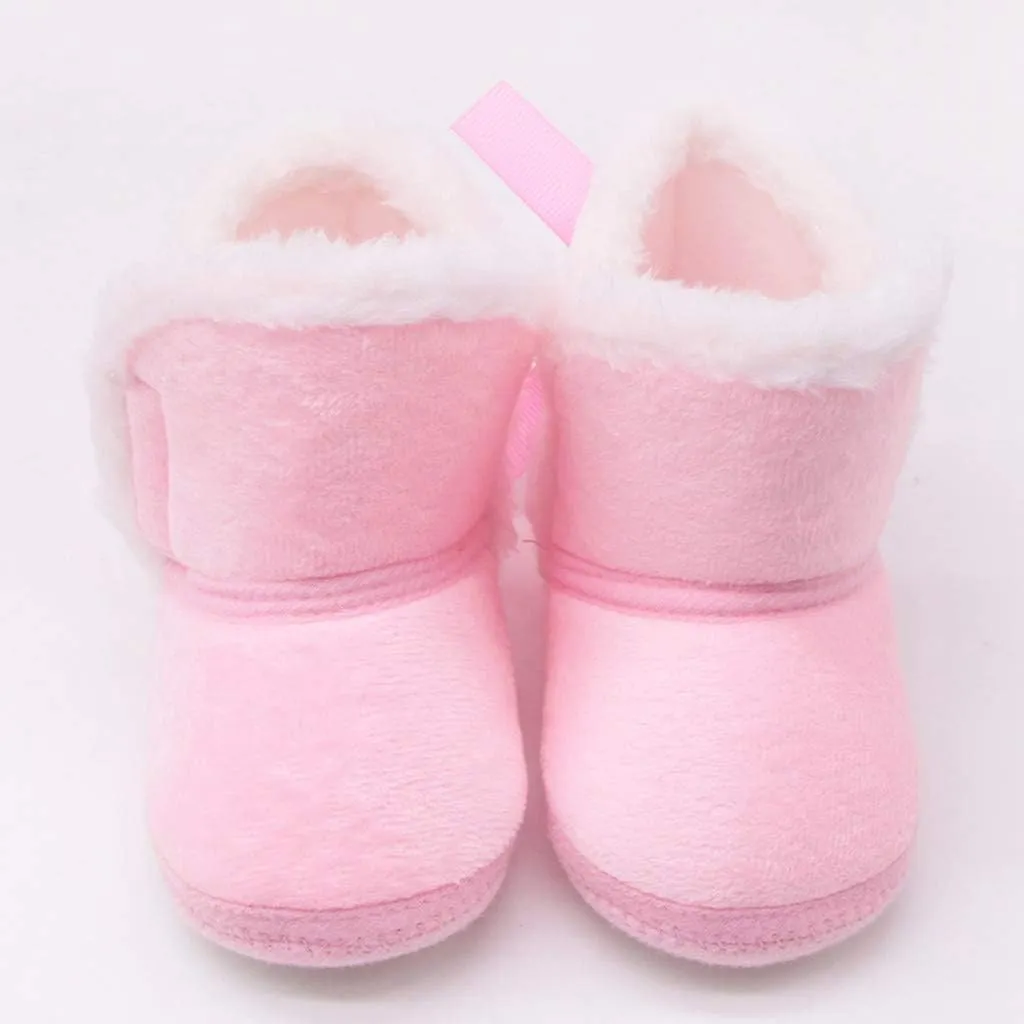 Baby Girl Shoes Prewalker Baby Snow Warm Girls Winter Toddler Infant Boys Shoes -Slip Boots Baby Shoes Cute