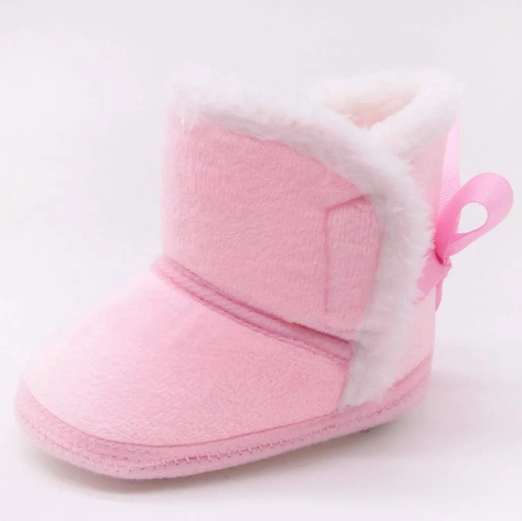 Baby Girl Shoes Prewalker Baby Snow Warm Girls Winter Toddler Infant Boys Shoes -Slip Boots Baby Shoes Cute