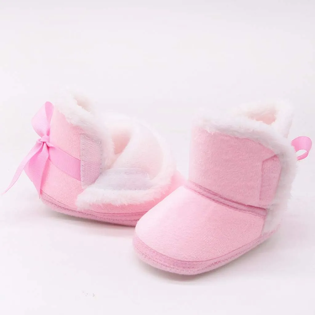 Baby Girl Shoes Prewalker Baby Snow Warm Girls Winter Toddler Infant Boys Shoes -Slip Boots Baby Shoes Cute