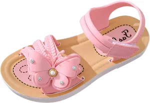 Baby House Sandals Summer New Soft Sole Non Slip Comfortable Fashion Princess Shoes Bow Sandals Girl Toddler Shoes