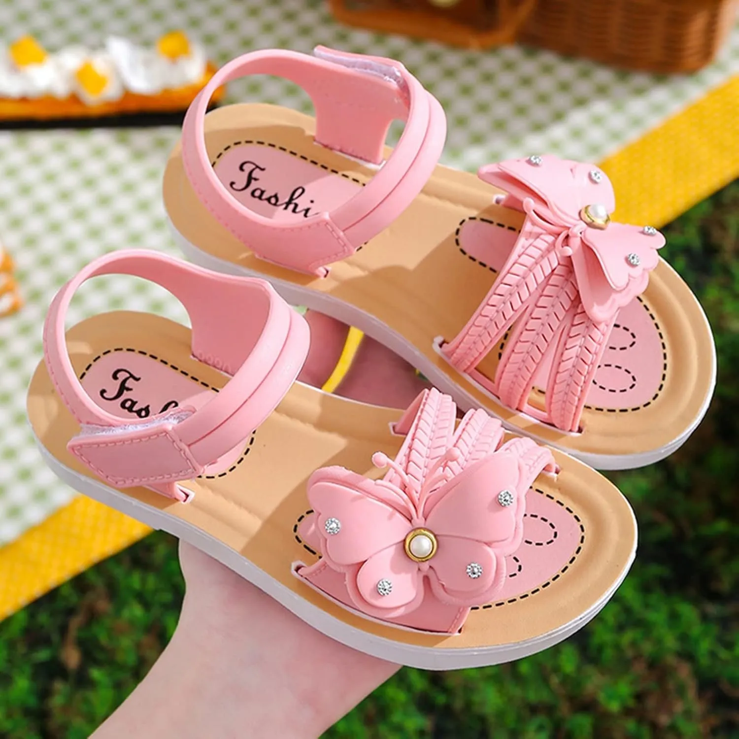 Baby House Sandals Summer New Soft Sole Non Slip Comfortable Fashion Princess Shoes Bow Sandals Girl Toddler Shoes