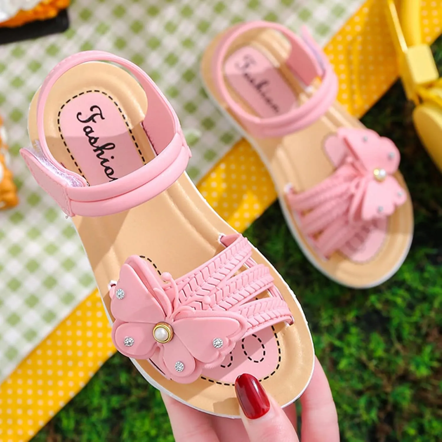 Baby House Sandals Summer New Soft Sole Non Slip Comfortable Fashion Princess Shoes Bow Sandals Girl Toddler Shoes