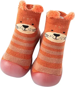 Baby Shoes,Infant Boys Girls Animal Prints Cartoon Socks Shoes Mesh The Floor Socks Non Slip Prewalker Shoes