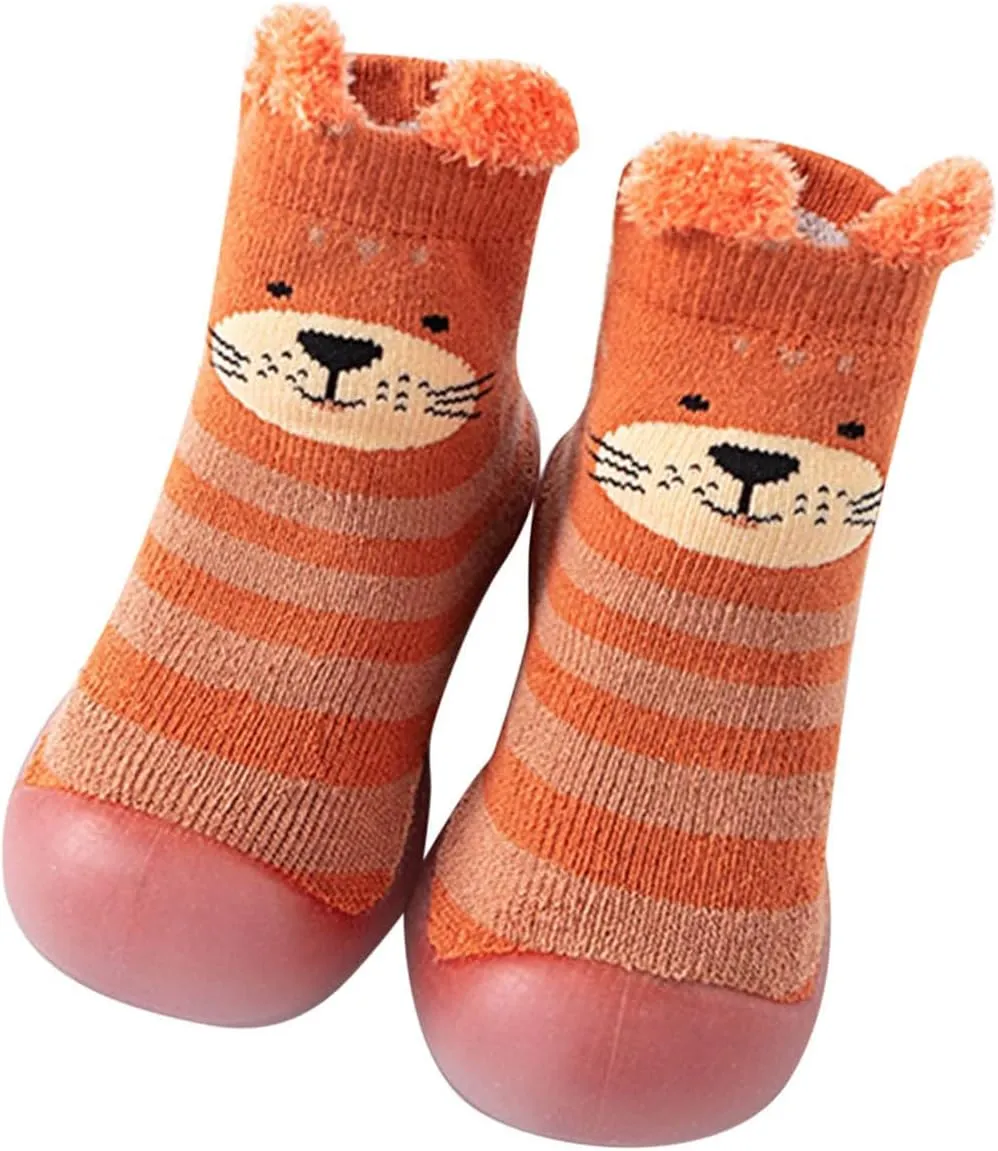 Baby Shoes,Infant Boys Girls Animal Prints Cartoon Socks Shoes Mesh The Floor Socks Non Slip Prewalker Shoes