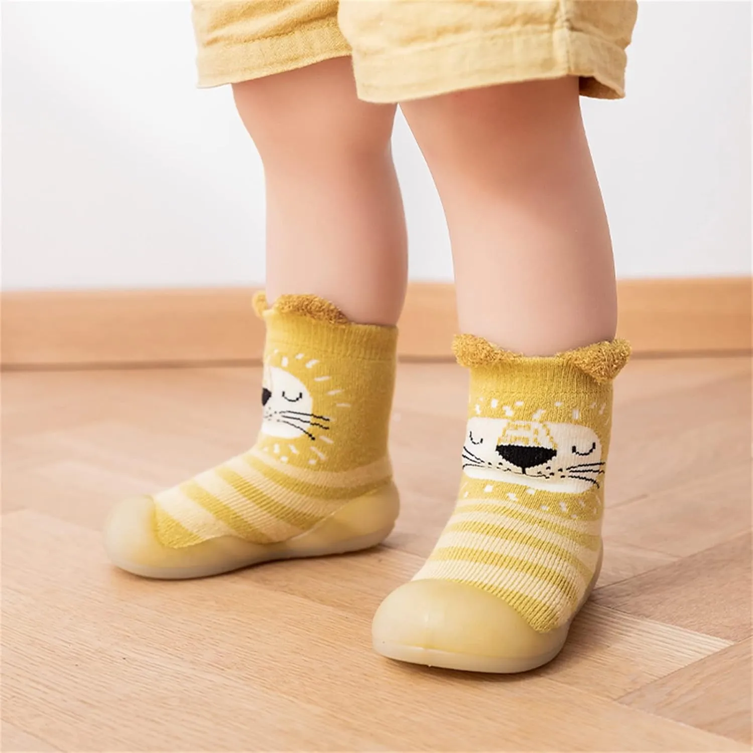 Baby Shoes,Infant Boys Girls Animal Prints Cartoon Socks Shoes Mesh The Floor Socks Non Slip Prewalker Shoes