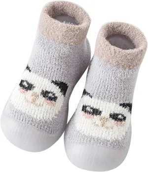 Baby Shoes,Infant Boys Girls Socks Shoes Toddler Fleece WarmThe Floor Socks Non Slip Prewalker Shoes Work Shoes