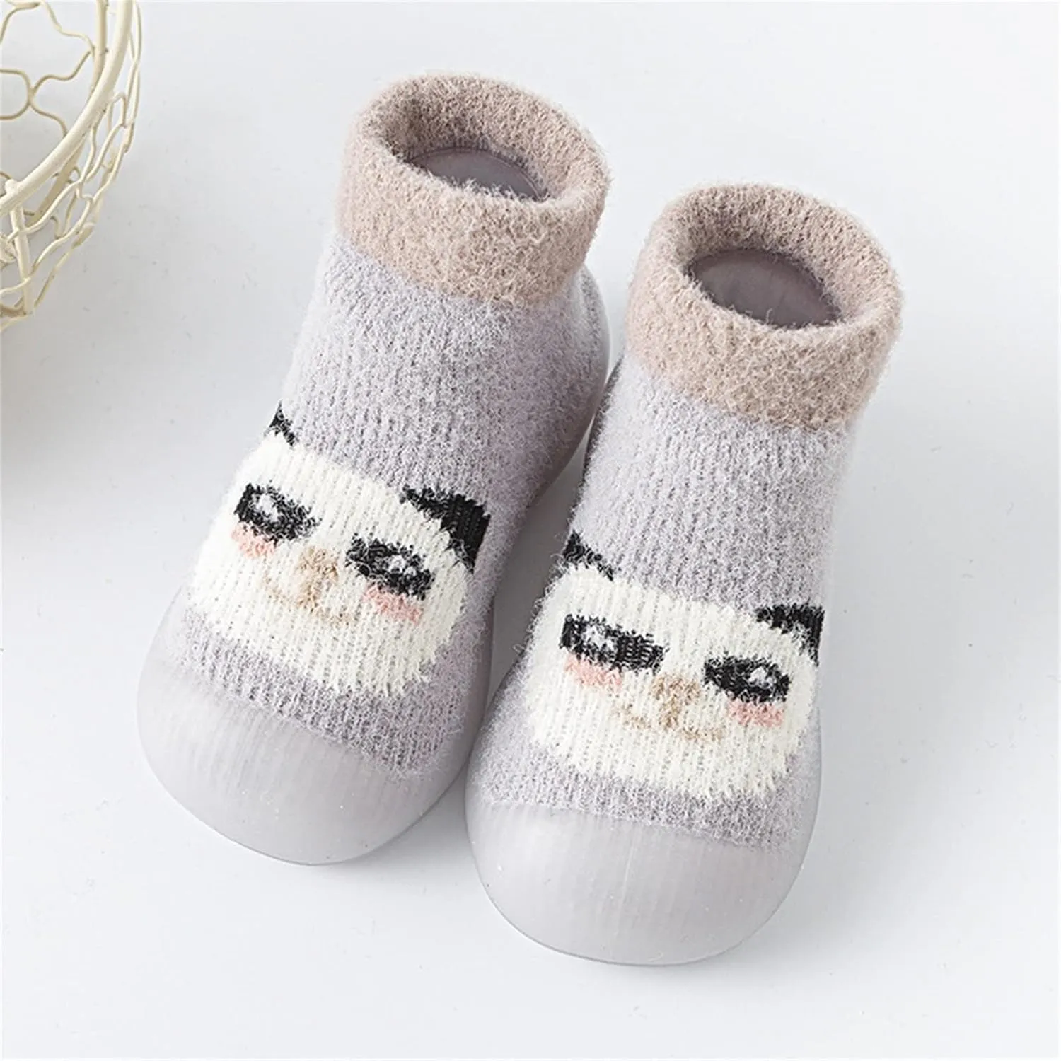 Baby Shoes,Infant Boys Girls Socks Shoes Toddler Fleece WarmThe Floor Socks Non Slip Prewalker Shoes Work Shoes