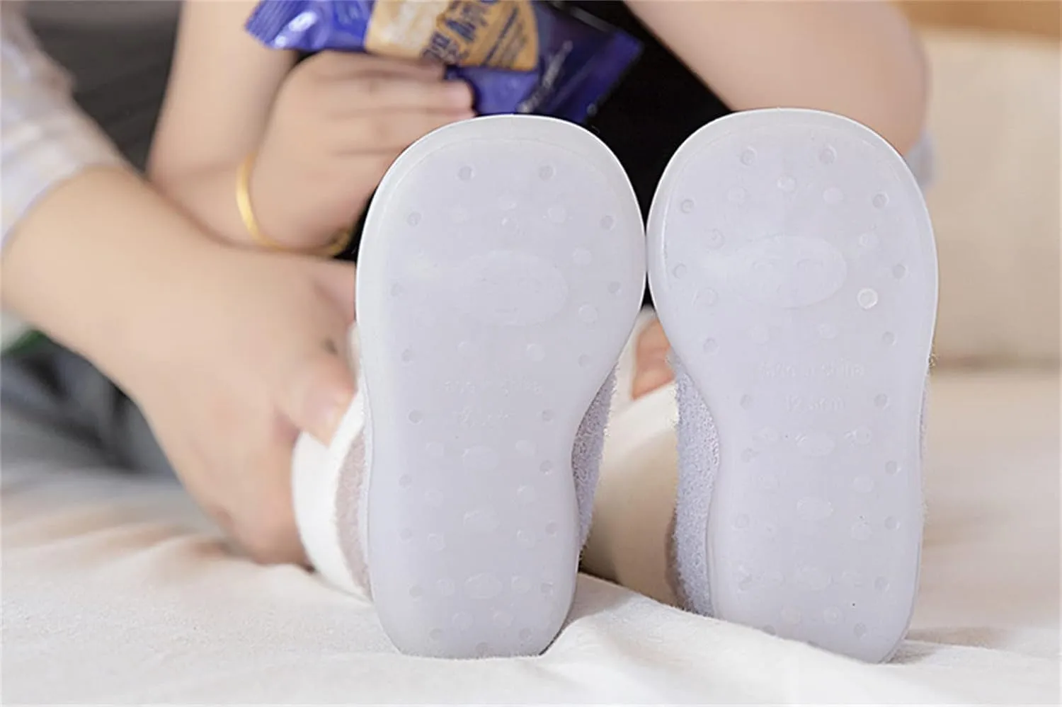 Baby Shoes,Infant Boys Girls Socks Shoes Toddler Fleece WarmThe Floor Socks Non Slip Prewalker Shoes Work Shoes