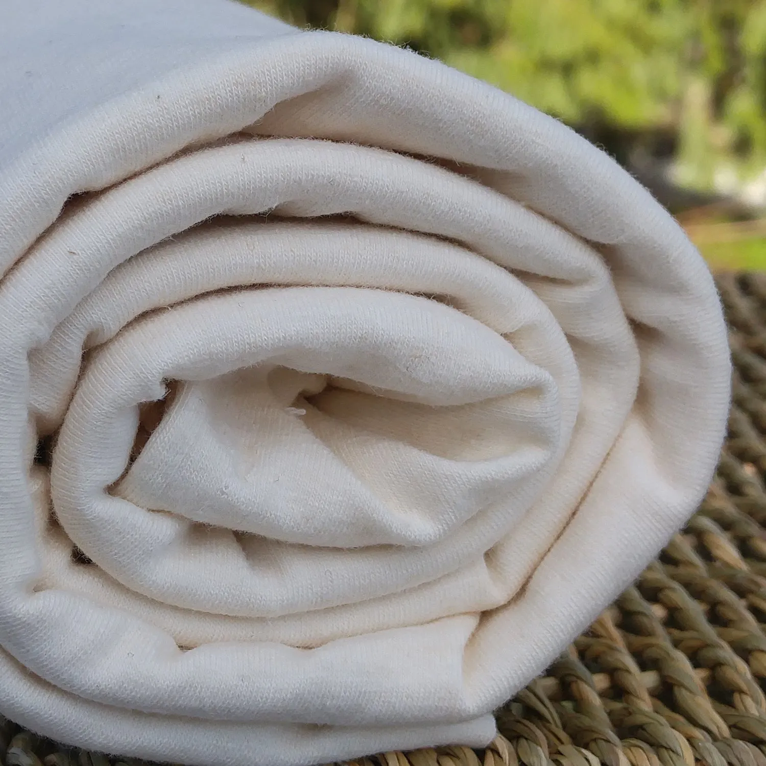Bamboo Hemp Stretch Jersey Fabric by the Yard