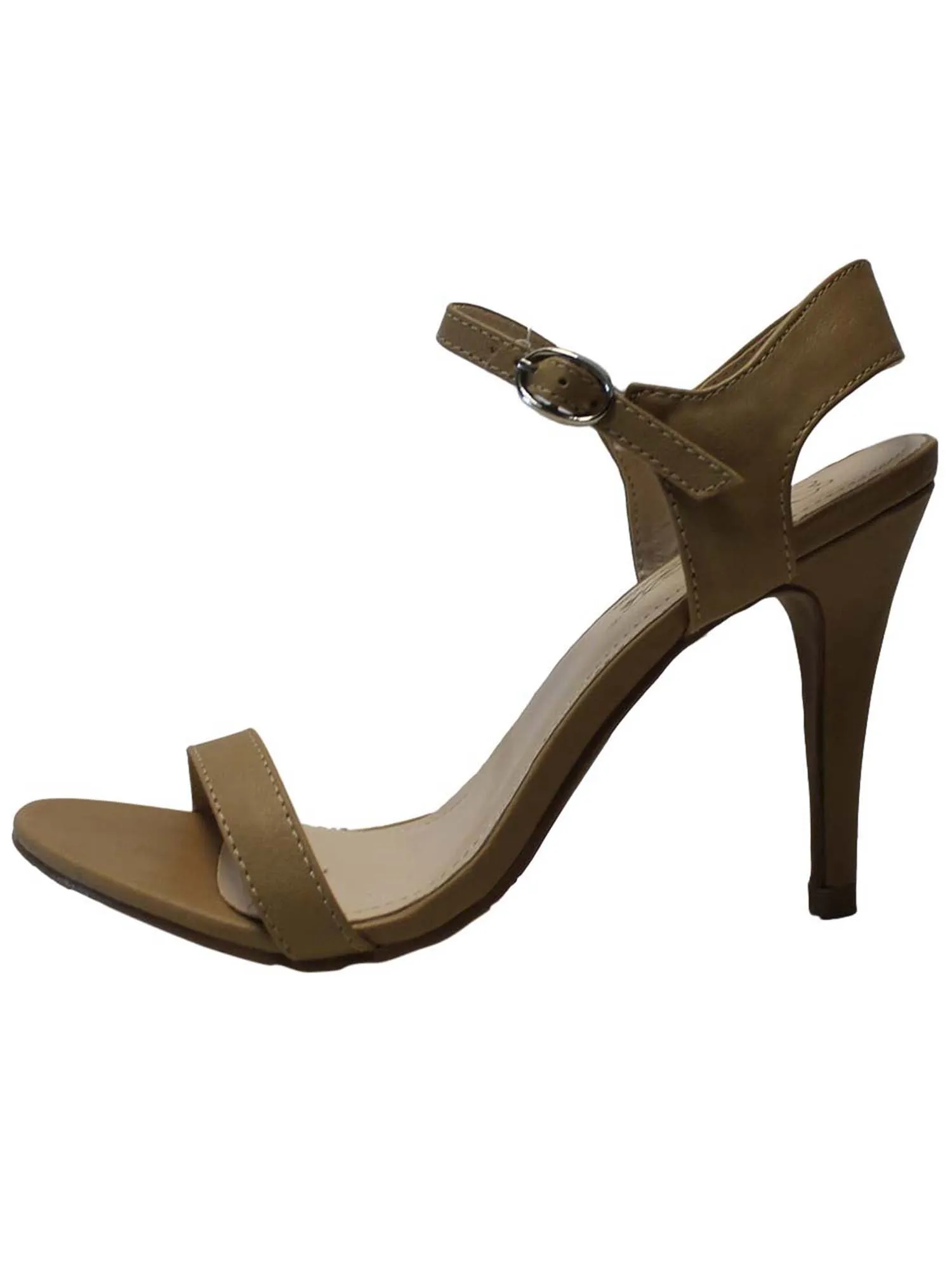 Beige Womens Open Toe High Heel Sandal Pumps