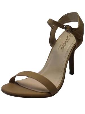 Beige Womens Open Toe High Heel Sandal Pumps