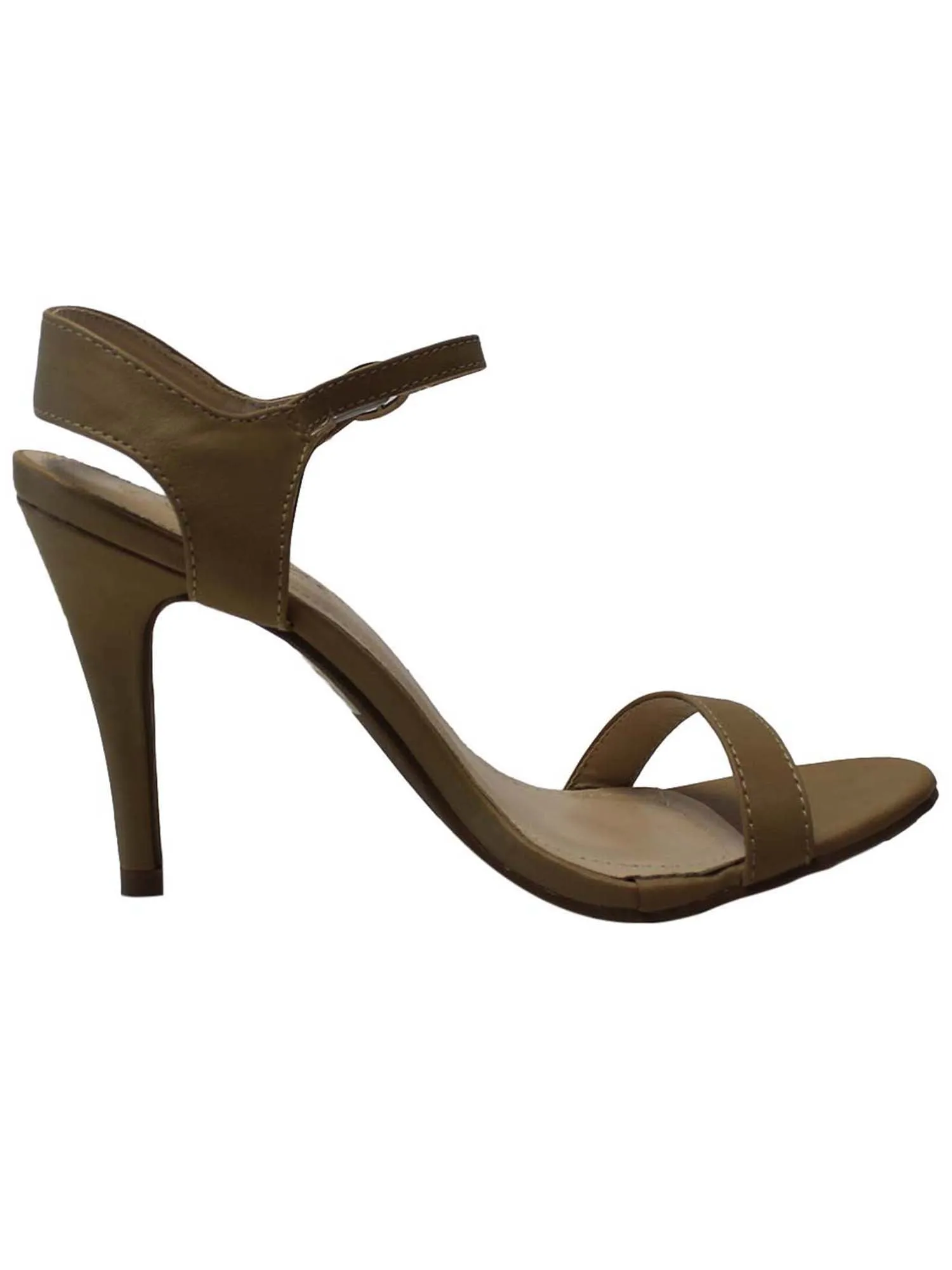 Beige Womens Open Toe High Heel Sandal Pumps