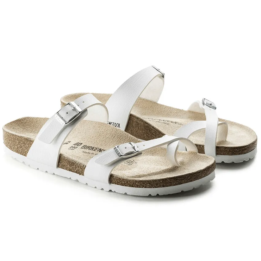 Birkenstock Mayari Sandals- White Birko-Flor