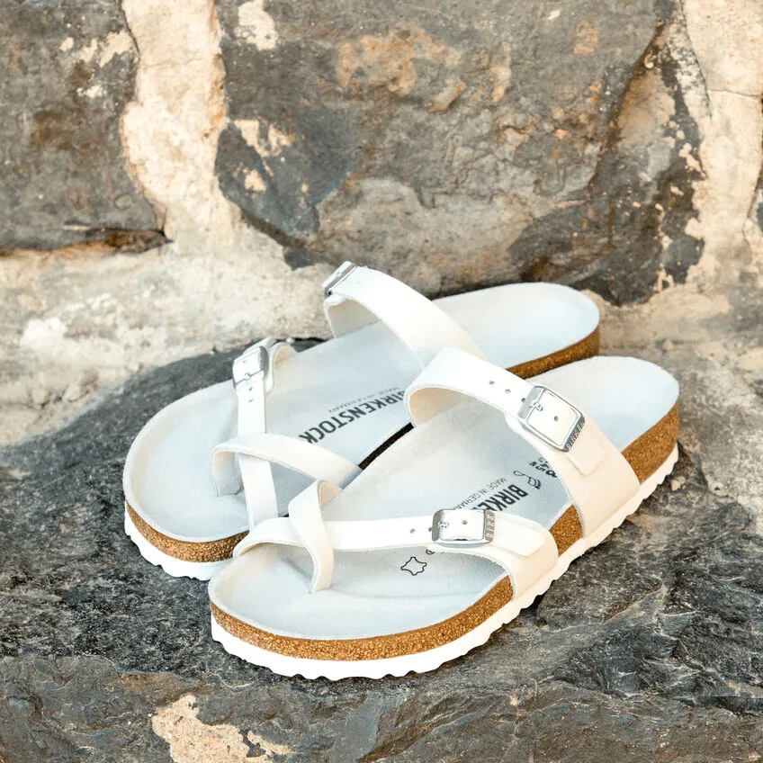 Birkenstock Mayari Sandals- White Birko-Flor
