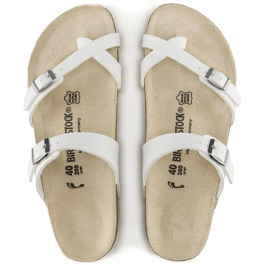 Birkenstock Mayari Sandals- White Birko-Flor
