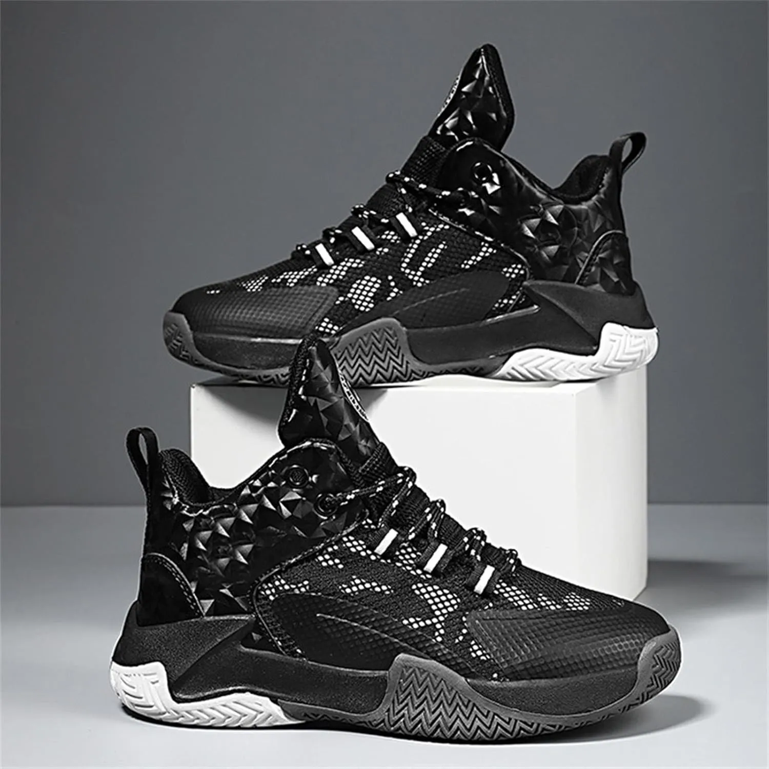 Boys Girls Basketball Shoes High Top Non-Slip Sport Sneakers Boys School Training Shoes Boys Athletic Shoes