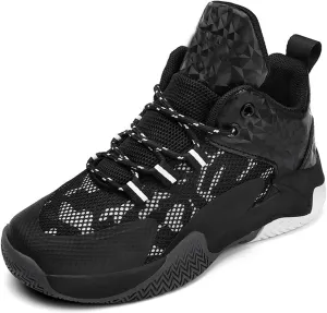 Boys Girls Basketball Shoes High Top Non-Slip Sport Sneakers Boys School Training Shoes Boys Athletic Shoes
