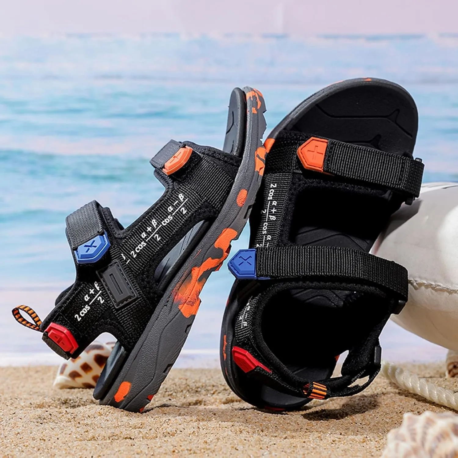 Boys Hiking Sandals Toddler Kids Summer No Slip Rubber Sole Outdoor Athletic Sport Casual Shoes Lightweight Sneaker