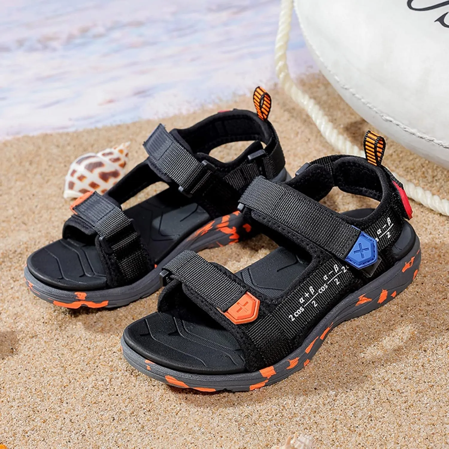 Boys Hiking Sandals Toddler Kids Summer No Slip Rubber Sole Outdoor Athletic Sport Casual Shoes Lightweight Sneaker