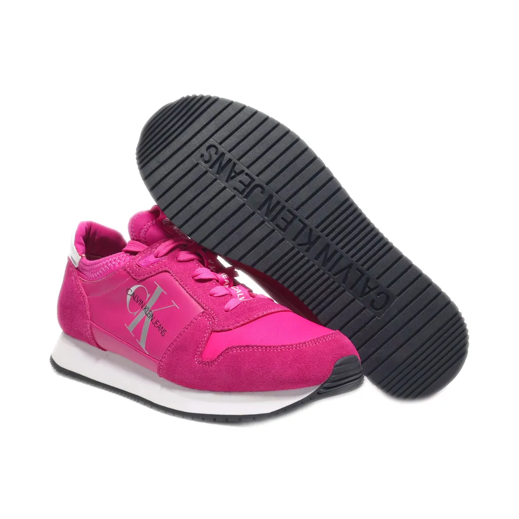 Calvin Klein Trainers & Sneakers Fabric Pink Colour For Women