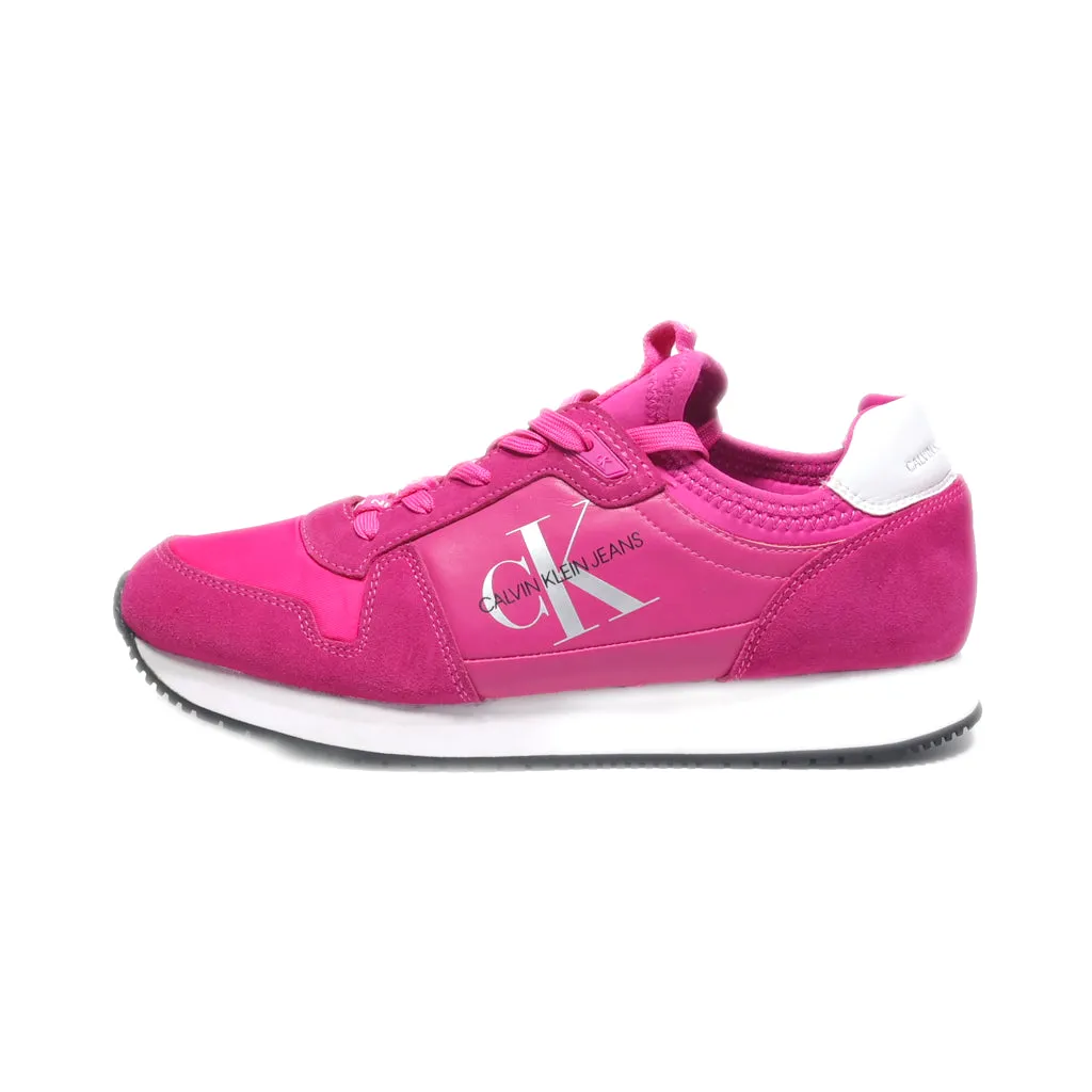 Calvin Klein Trainers & Sneakers Fabric Pink Colour For Women