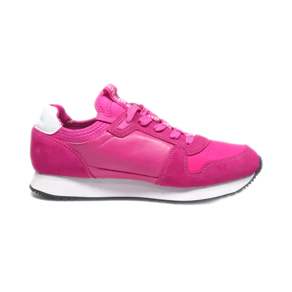 Calvin Klein Trainers & Sneakers Fabric Pink Colour For Women