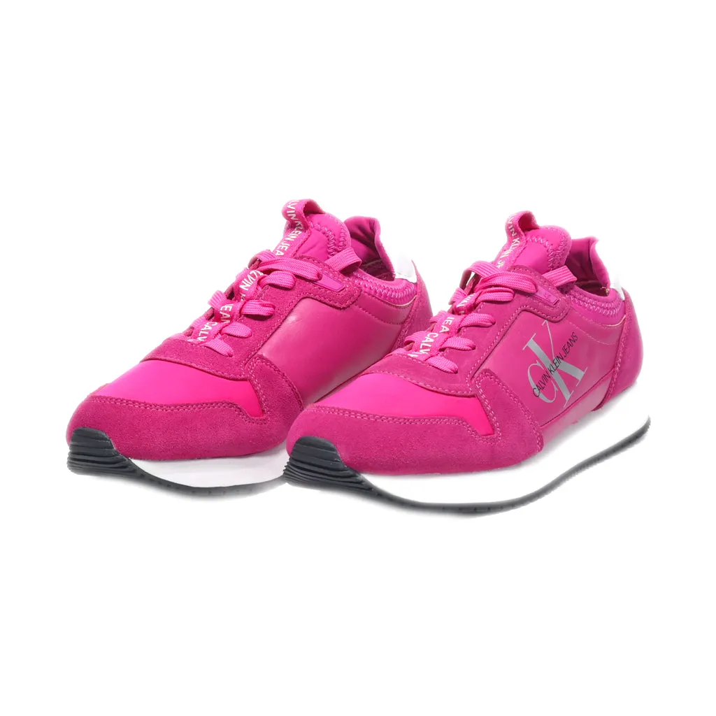 Calvin Klein Trainers & Sneakers Fabric Pink Colour For Women