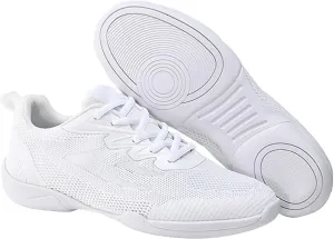 Cheer Shoes Boy White Dance Shoes Youth Cheerleading Sports Training Athletic Comfortable Shoes Breathable Girl  (White, 28)