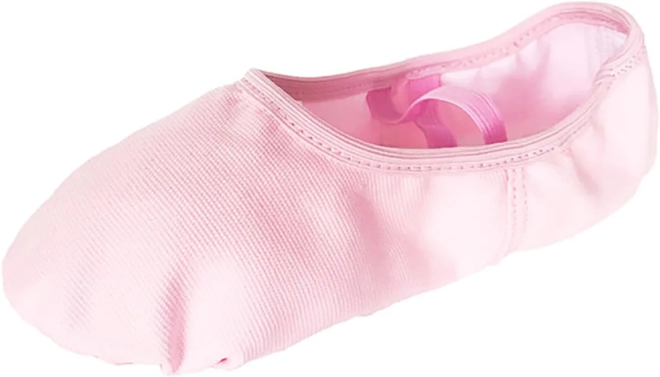 Child Ballet Shoes, Toddler Shoes, Girls Ballet Slippers, Soft Upper, Full Suede Outsole, Pre-Sewn Girls Dress Shoes