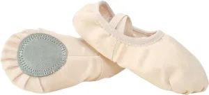 Child Ballet Shoes, Toddler Shoes, Girls Ballet Slippers, Soft Upper, Full Suede Outsole, Pre-Sewn Girls Dress Shoes