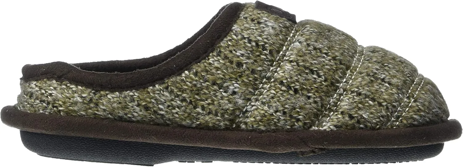 Dearfoams Unisex-Baby Df Kids Toddlers Quilted Knit Clog Slipper