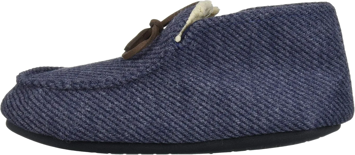 Dearfoams Unisex-Child Df Kids Toddlers Bootie with Tie Slipper