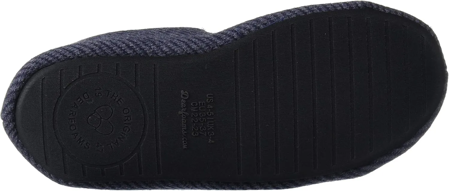 Dearfoams Unisex-Child Df Kids Toddlers Bootie with Tie Slipper