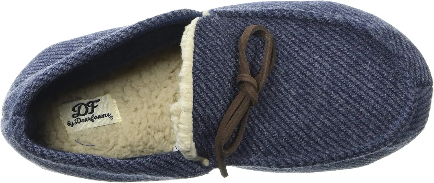 Dearfoams Unisex-Child Df Kids Toddlers Bootie with Tie Slipper