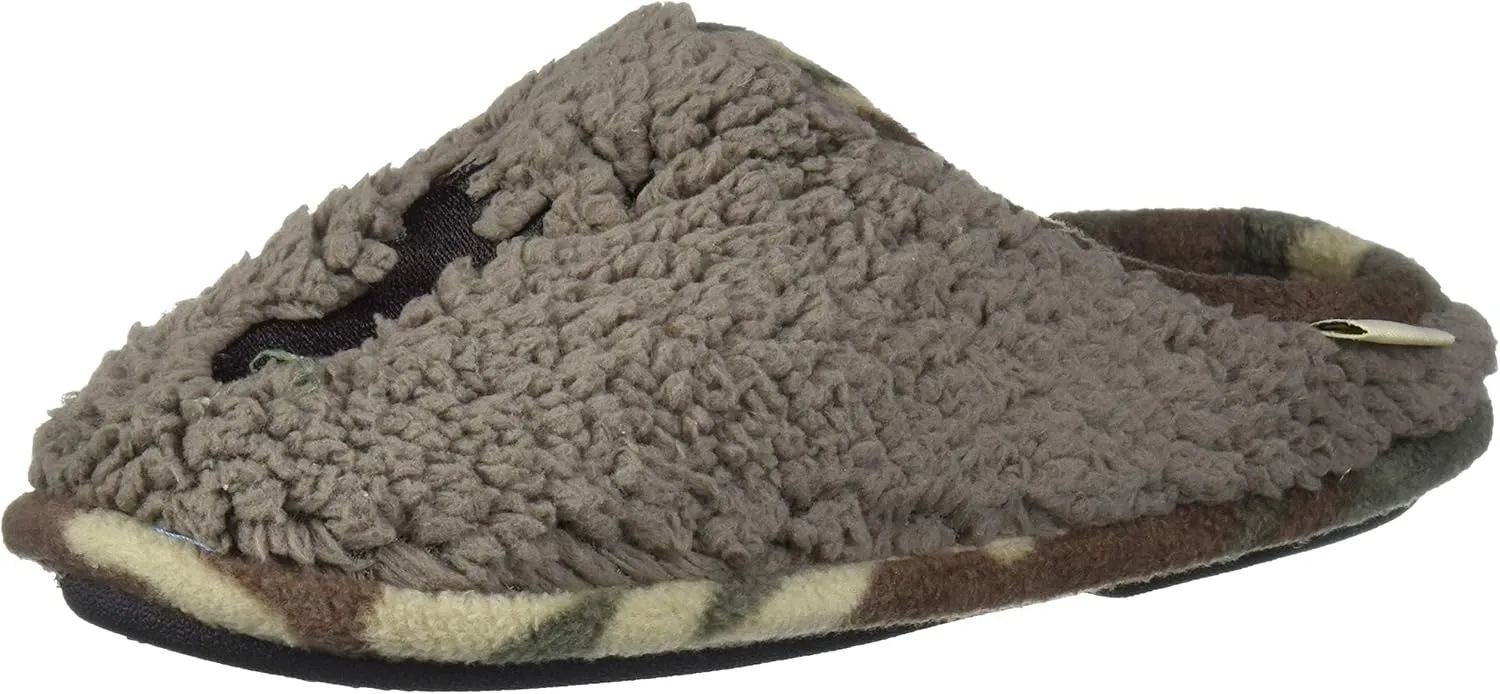 Dearfoams Unisex-Child Kids Toddlers Embroidered Animal Character Clog Slipper