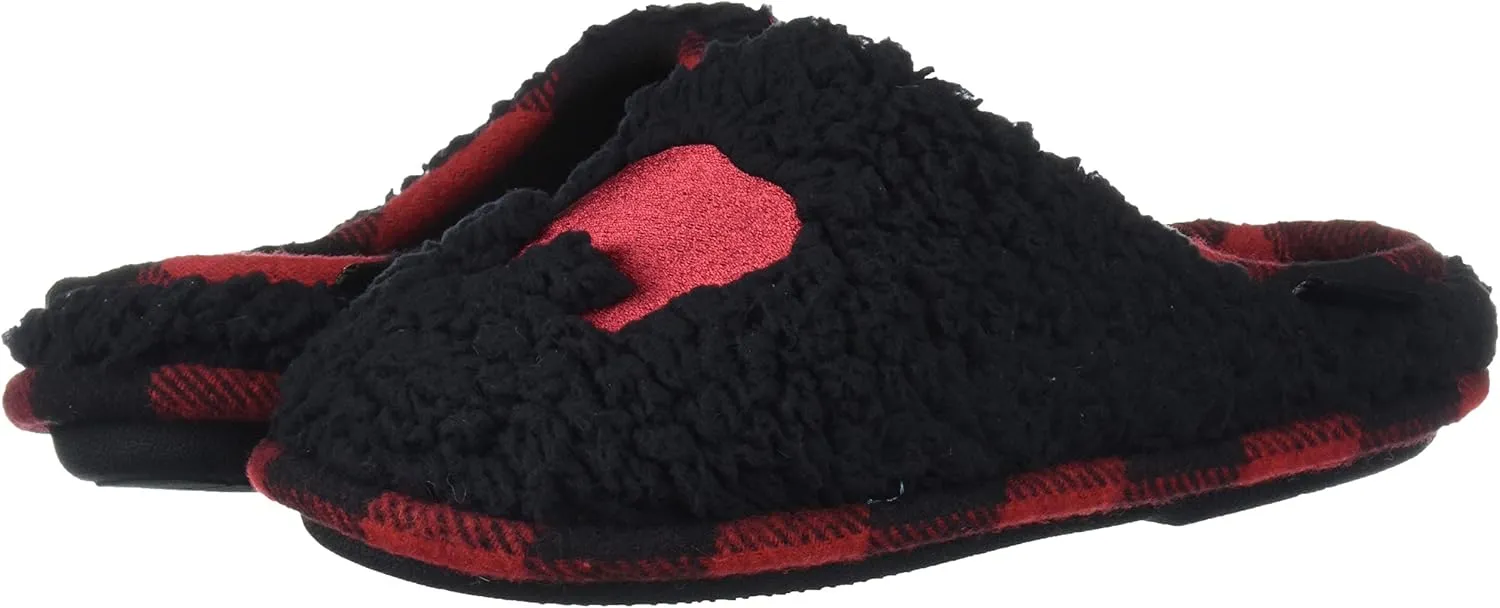 Dearfoams Unisex-Child Kids Toddlers Embroidered Animal Character Clog Slipper