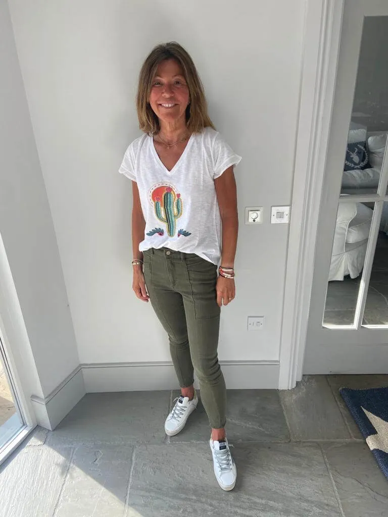 DL1961 Farrow skinny with pockets in kale