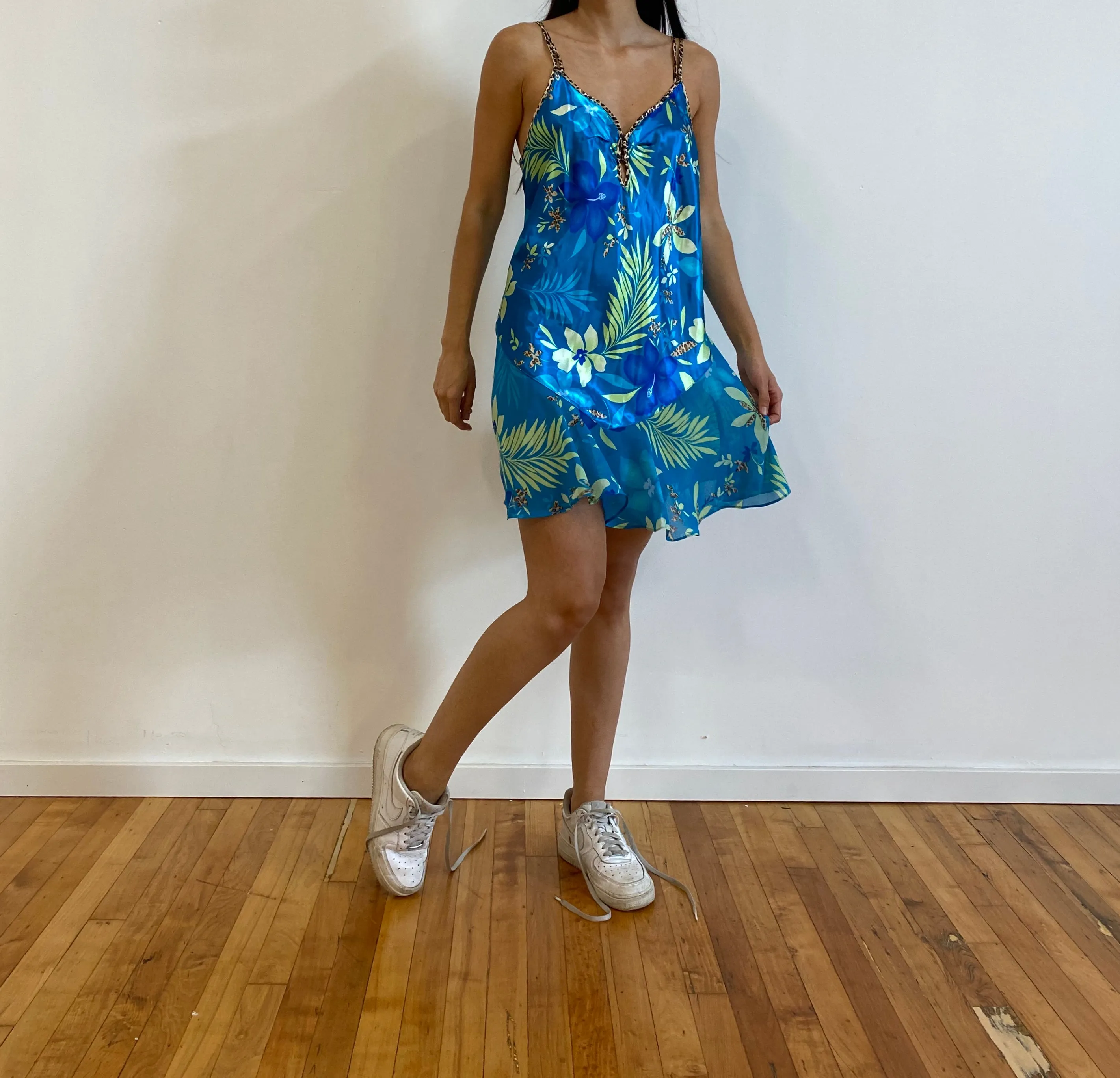 Floral vacation slip